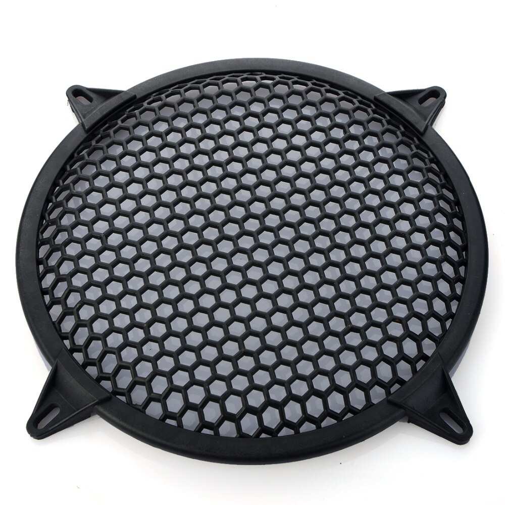 8 zoll Schwarz Metall Gittergewebe Runde Auto Subwoofer Lautsprecher Abdeckung Lautsprecher Grill Teil Lautsprecher Schutz