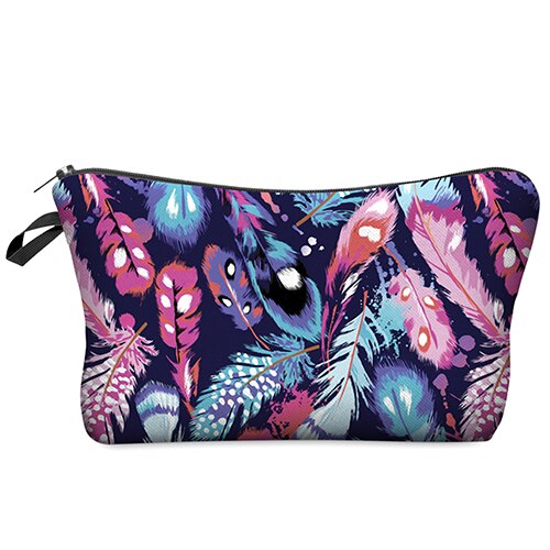 DAOXI Women Toiletry Bag 3D Animal Printing Portable Large Cosmetic Organizer for Travelling Necessaries: 16