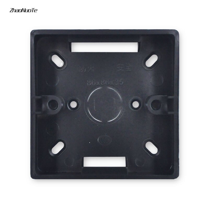 Home Improvement 86 Type Black PVC Surface Mount Junction Box Switch Socket Electronic Project Box