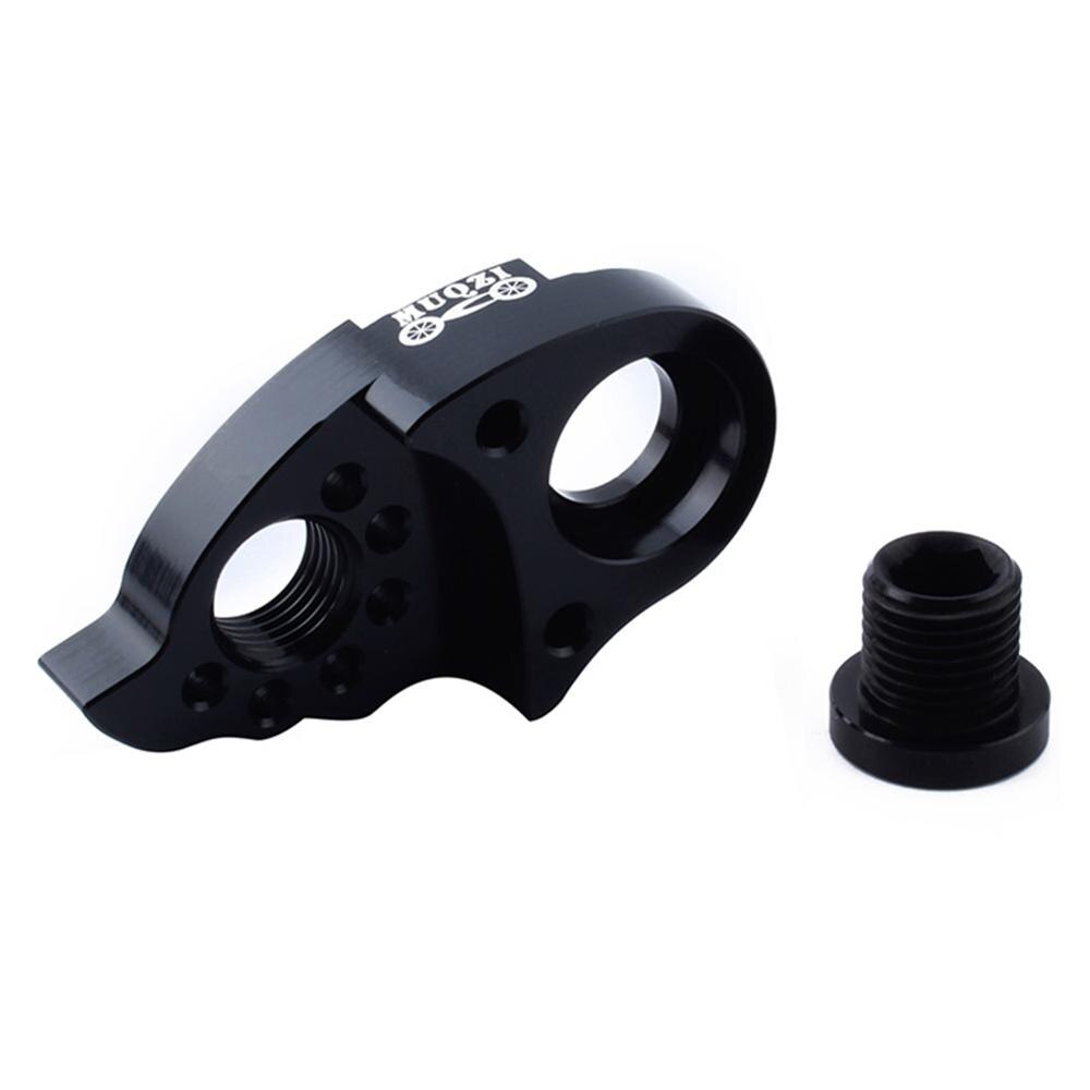 Rear Derailleur Hanger Extender Kit Bike Tail Hook Extension Aluminum Cycling Derailleur Adapter Bicycle Parts 40T 42T 46T: Black