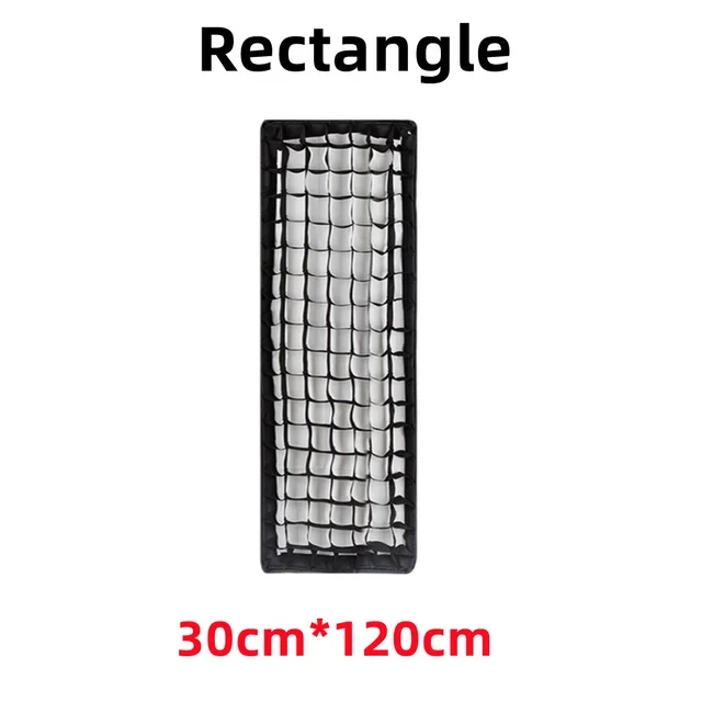 Honeycomb Grid For Octagon Square Rectangle Hexadecagon Deep Softbox 30* 40 50*70 55 60 65 80 22*90 95 80*120 140 35*160cm: Ivory