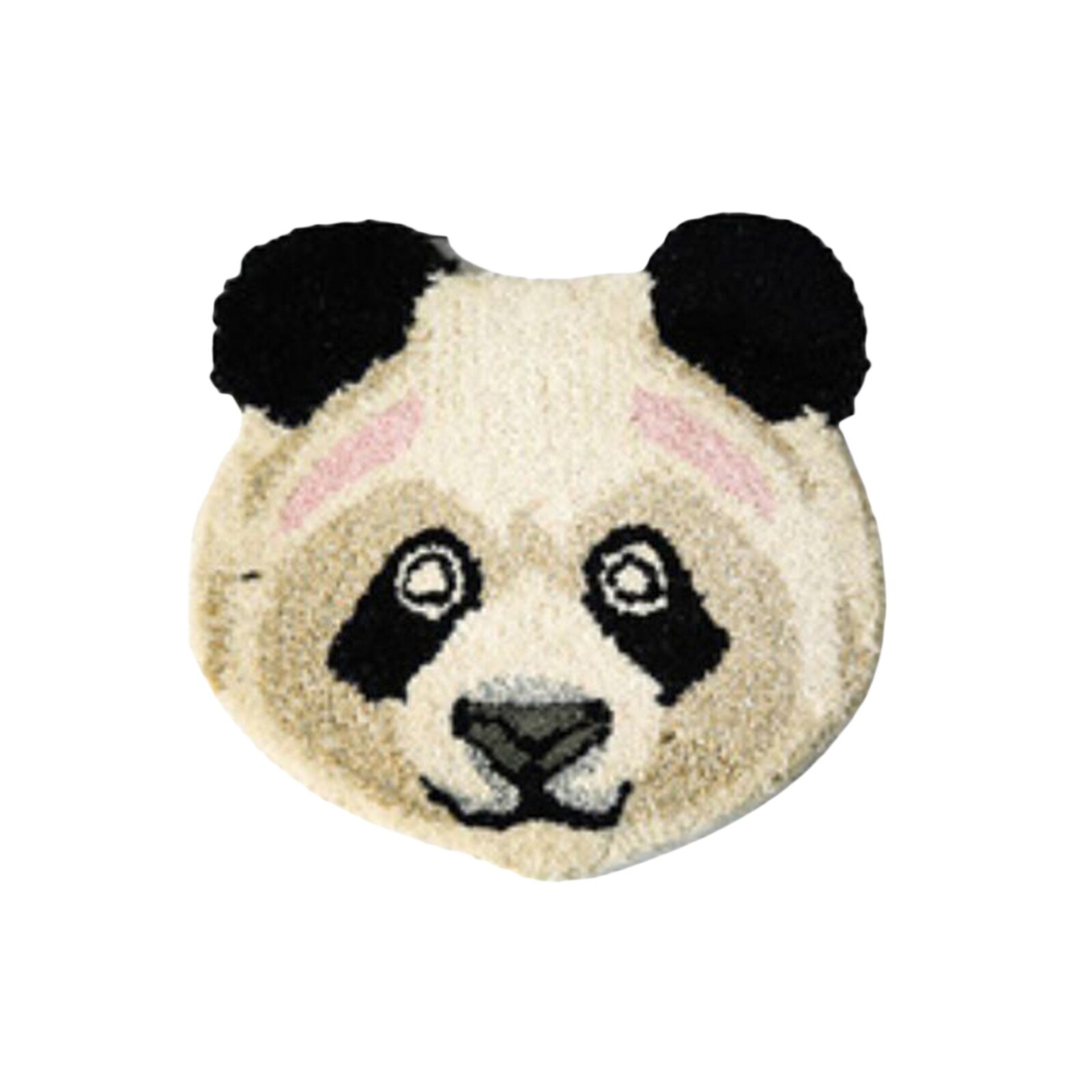 Household Imitation Cashmere Seat Cushion Cartoon Tiger/Lion/Panda Shape Thickened Floor Mat for Bedroom Living Room: 6