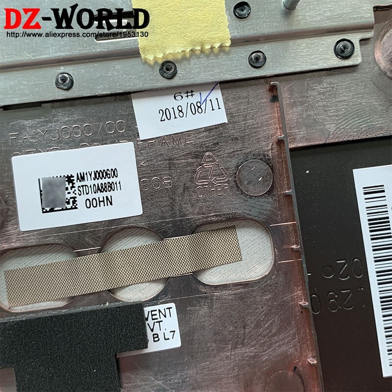Teclado inglés británico retroiluminado con carcasa nueva/Original C, Cubierta superior con reposamanos para Lenovo Ideapad Yoga 720-13IKB, portátil 5CB0N67813