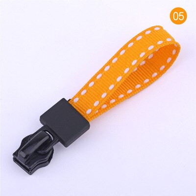 5 sztuk 5 # taśmy suwaki z suwakiem wstążka Zipper Pull odwrotnej instalacji dla niewidoczne Zip torby kurtki Zip głowy DIY szycia: 5