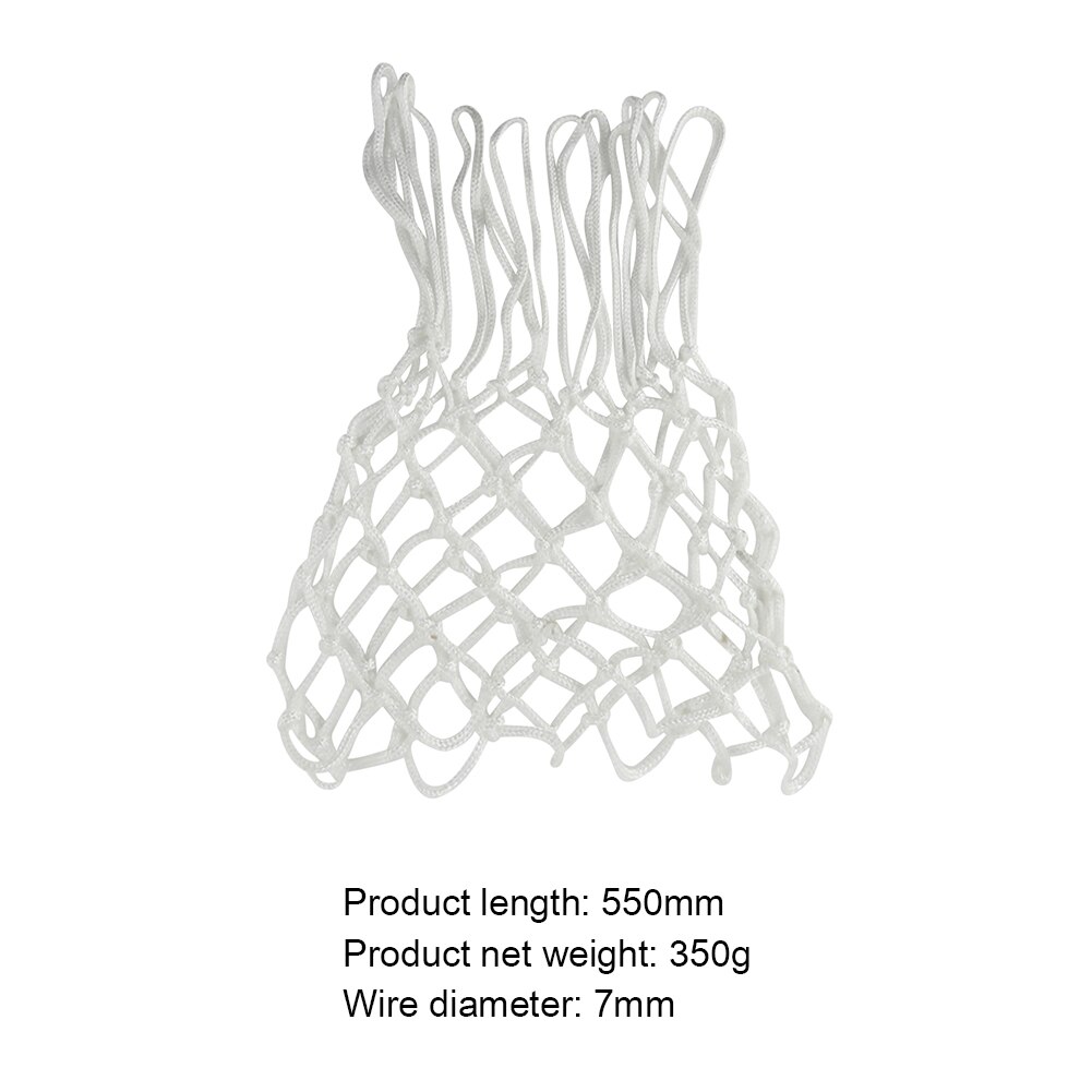 Thicken Nylon Braided Mesh Net Outdoor Basketball Rack Equipment Basketball Hoop Nylon Standard Basketball Hoop Net