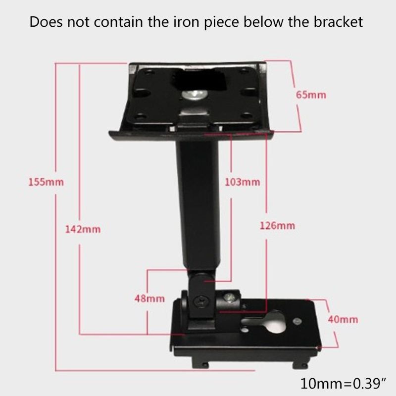 Metal Speaker Stand Holder Wall Ceiling Mount Bracket for UB-20 Speaker Kit