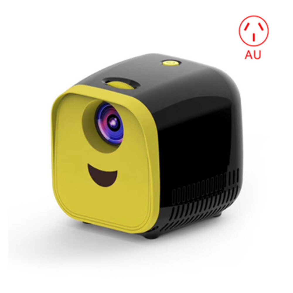 Tiny Draagbare L1 Projector Ondersteunt 1080P Full Hd Movie Afspelen 1000 Lumens Home Entertainment Theater Thuis Draagbare: Black AU Plug