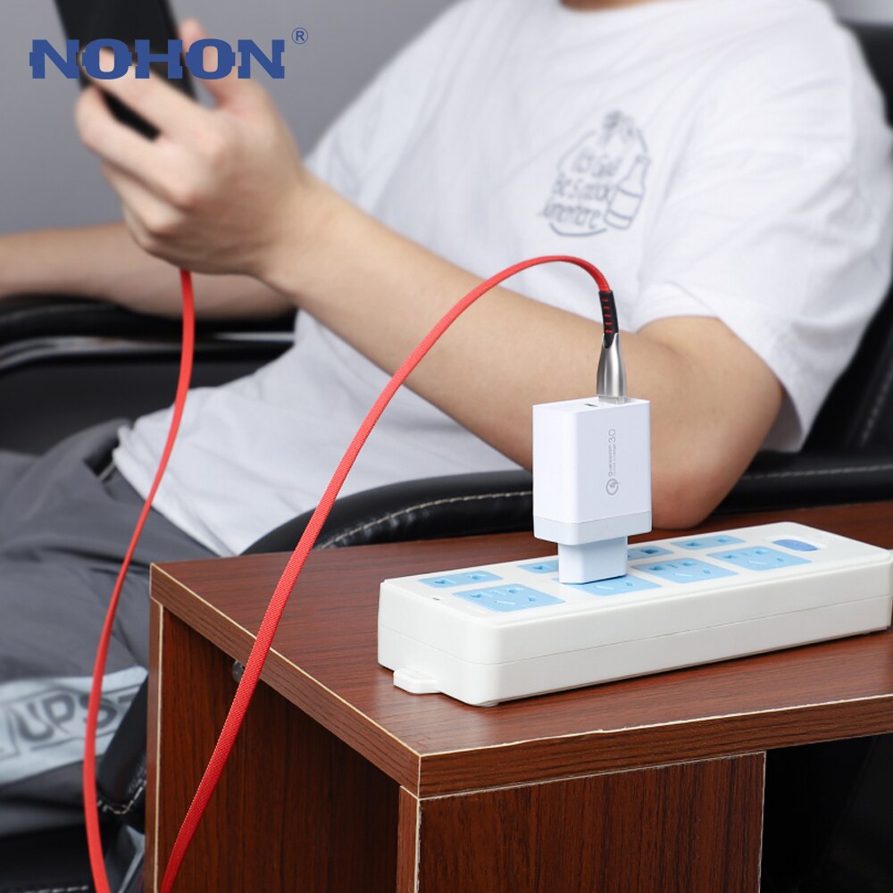2M 3M USB Charger Cable Data Cord For Apple iPhone 7 8 Plus 5 6 6S X XR XS Max 11 Pro iPad Origin Phone 3A Fast Charge Long Wire