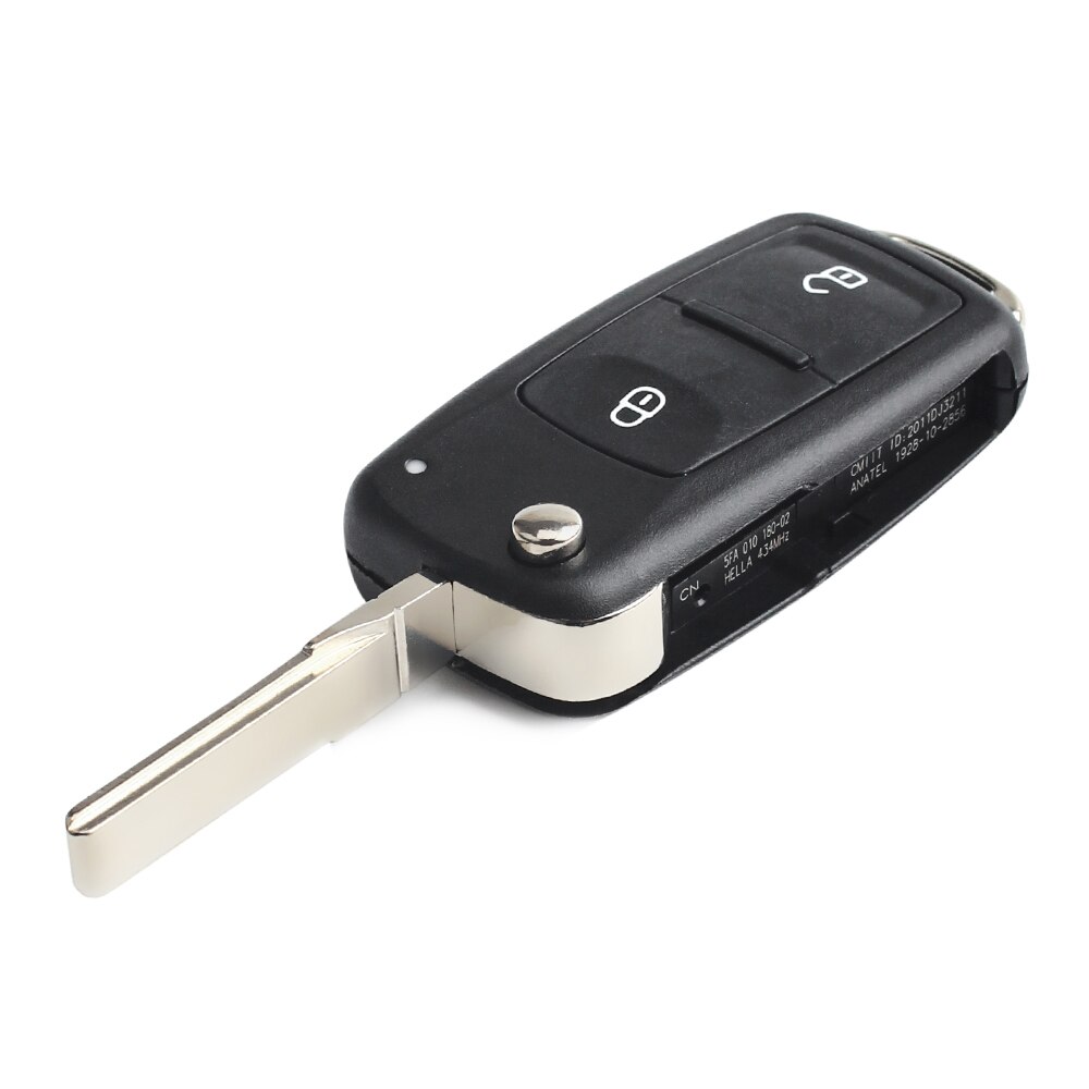 Keyyou 20x til vw volkswagen skoda octavia golf  mk6 tiguan polo passat cc sete fjernkontroll nøkkelvesken skall erstatning 2/3 knapper