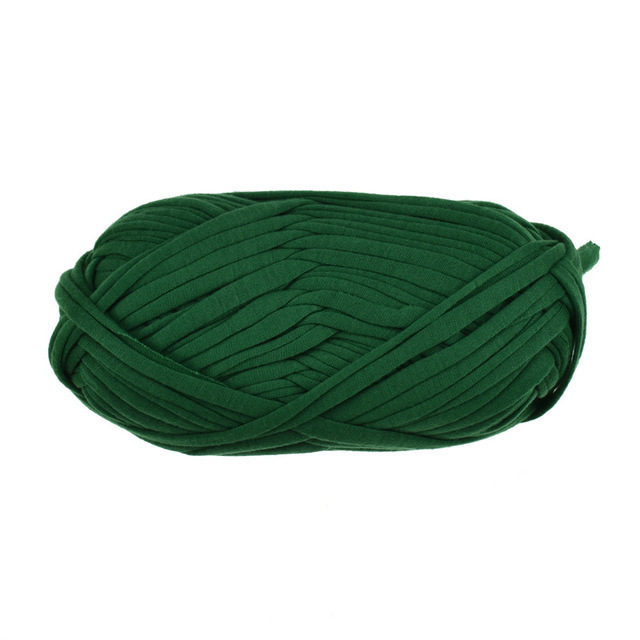 100 g/stks 30M Breien Dikke Draad Gehaakte Doek Garen breien crochetting draad DIY Tas Handtas Tapijt Kussen Katoenen Doek: Dark green