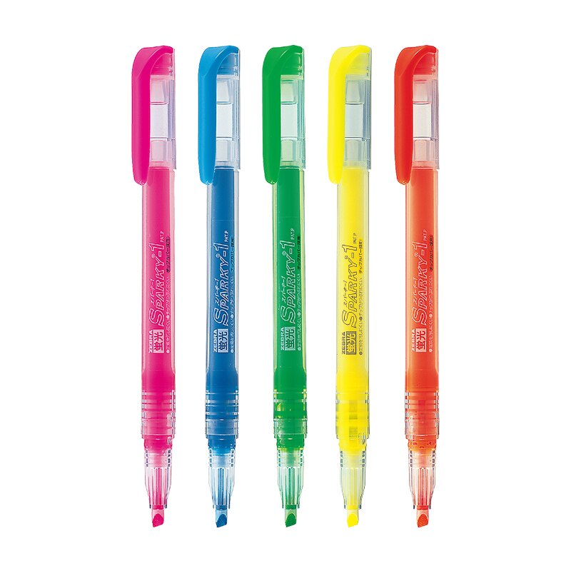 Surligneur zèbre japonais WKP1, stylo marqueur de couleur Transparent, papeterie pour étudiant 1 pièce