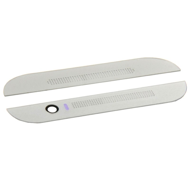 Front Upper Top + Unteren boden Glas Objektiv Abdeckung & Klebstoff für HTC EINS M8