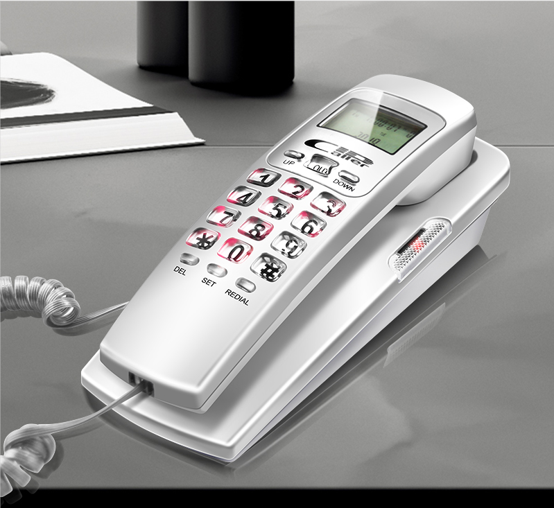 Fsk/Dtmf Vaste Telefoon Caller Id Telefoon Vaste Telefoons Mode Extension Telefoon Voor Home Office Hotel Zwart