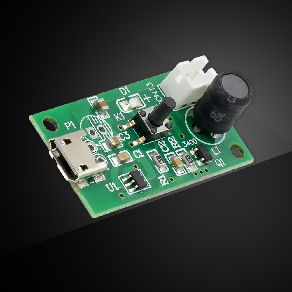 USB Mini Luftbefeuchter DIY Bausätze DC 5V Fogger Zerstäubung Film Zerstäuber Blatt Mini Oszillierende Zerstäubung Keramik Luftbefeuchter Modul