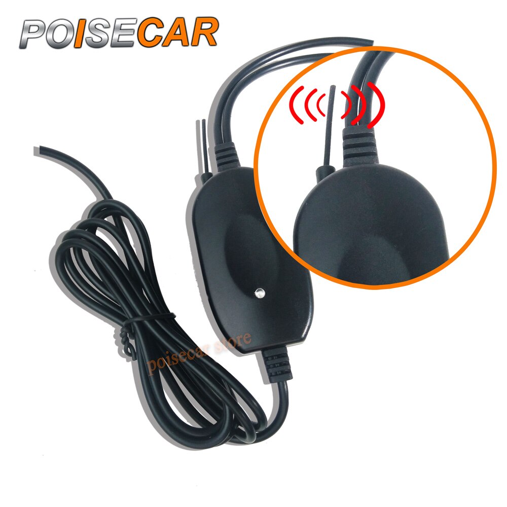 Car DVD With ACC Line 2.4G Wireless Video Transmitter Receiver Kit for Car Rear View Camera and Monitor Reverse Backup Cam