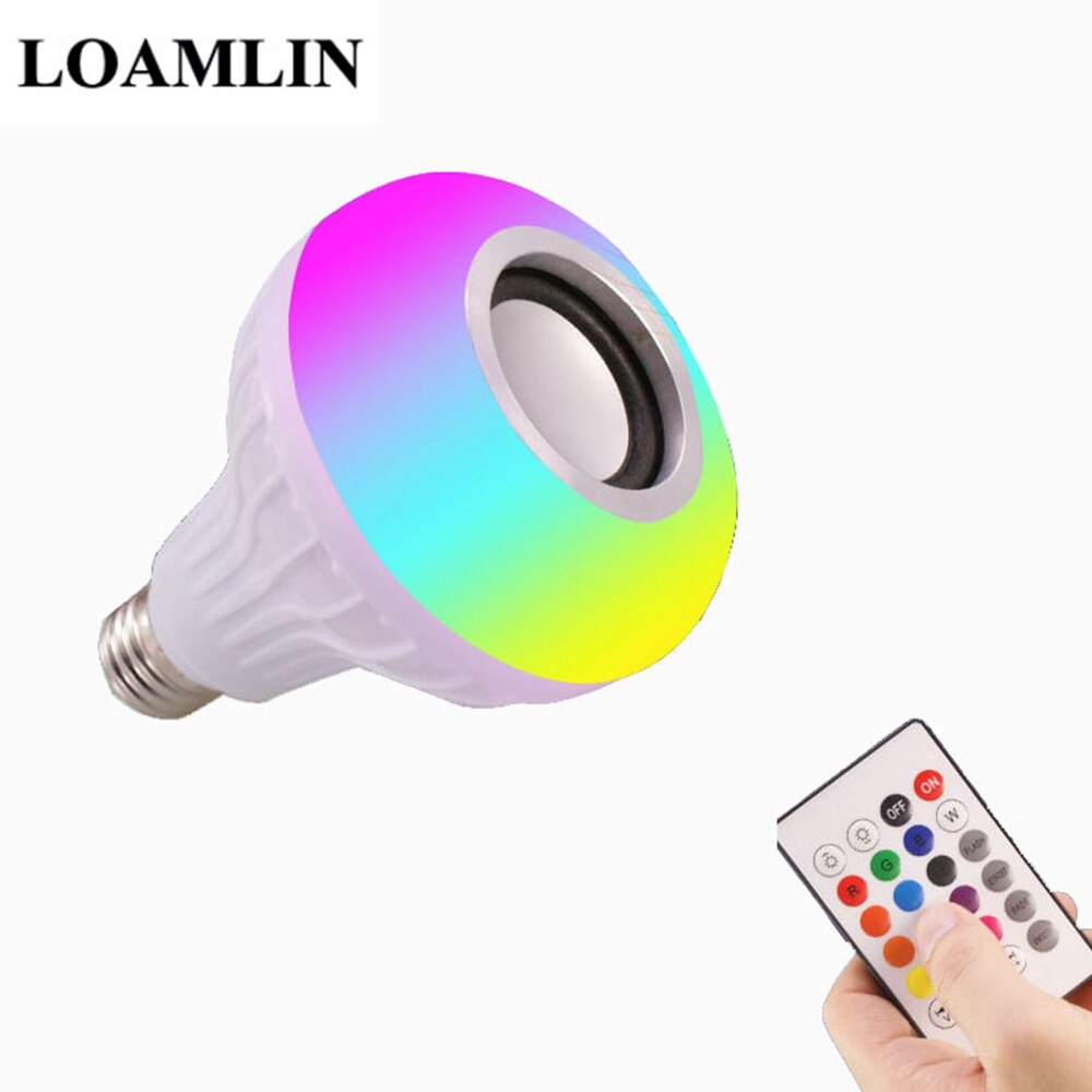 Draadloze Bluetooth 4.0 Smart Lamp Home Verlichting lamp 12W E27 Magic RGB + W LED Kleur Veranderen Gloeilamp