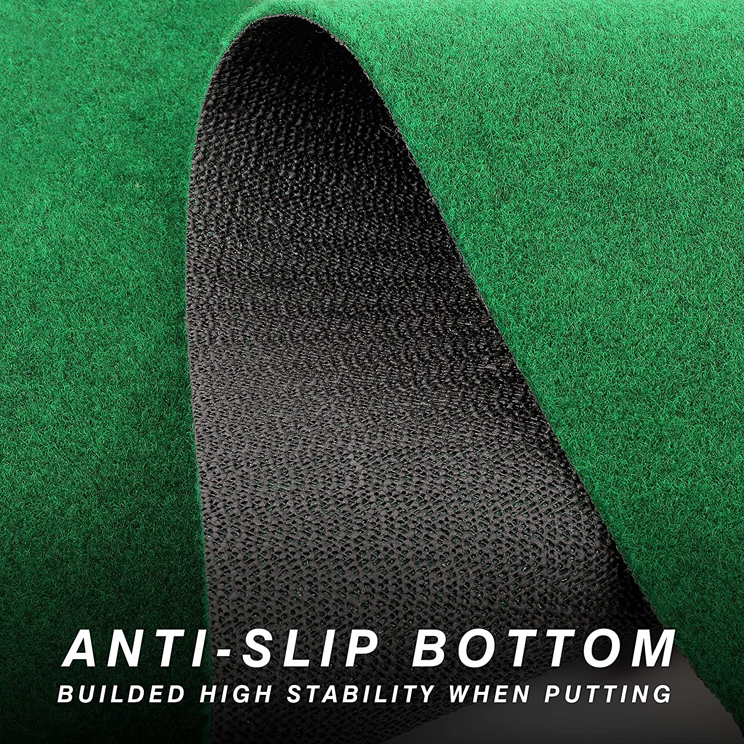 Golf Putting Mat Plastic Training Tool Driving Trainer Putter Practice Pad Chipping Hitting Carpet Gree Lenght 8.9FT*1.28FT