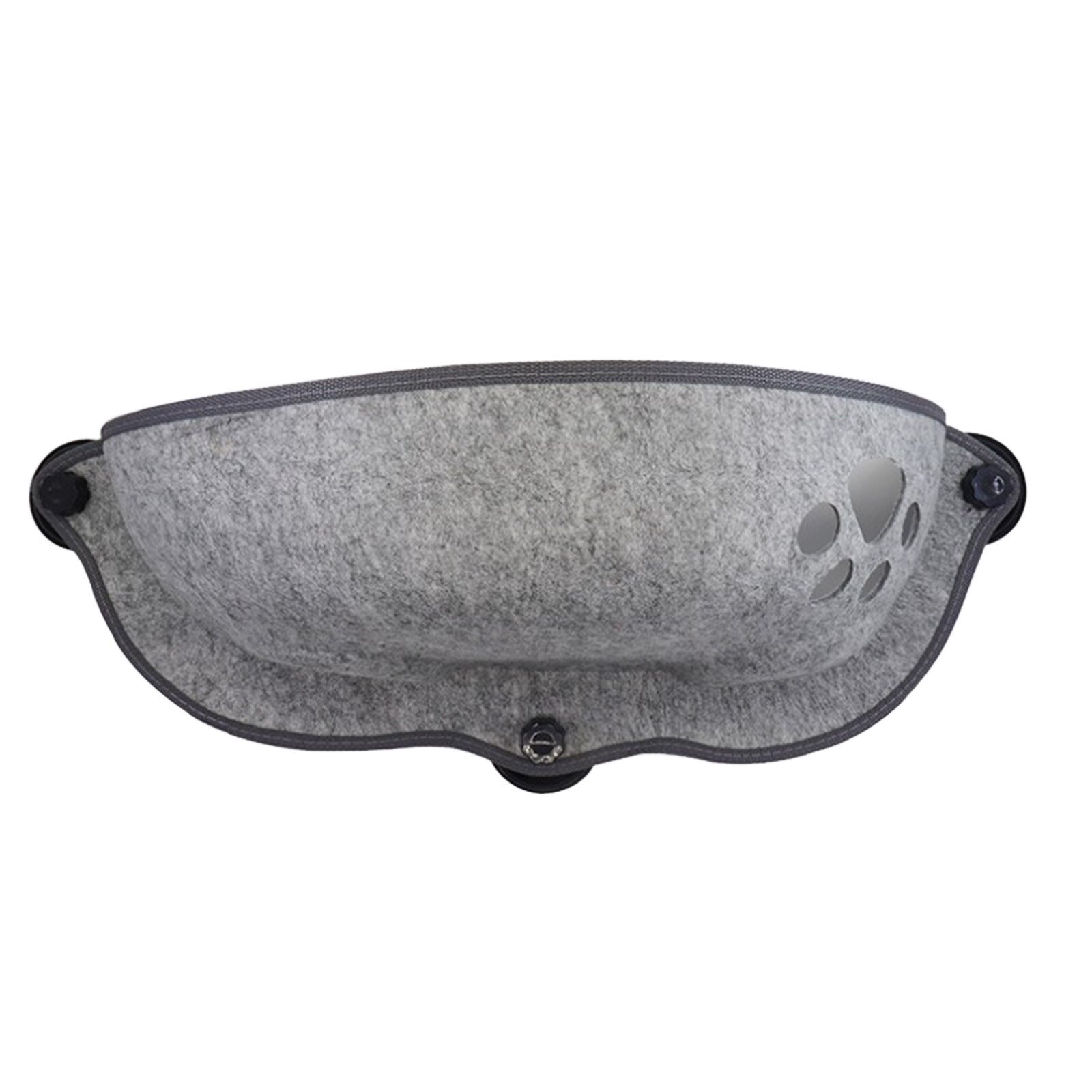 Hamac de fenêtre pour chat, lit d&#39;escalade, montage mural, ventouse ensoleillée, tapis de lits confortables et doux suspendus, rapide: GRAY
