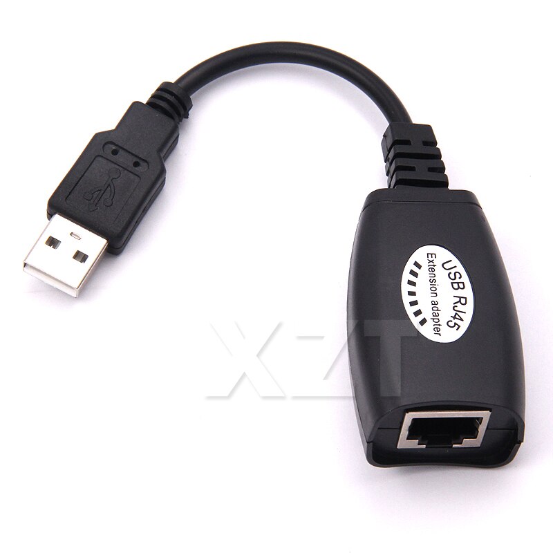 Mini USB RJ45 lan Cable Adapter Extension usb cat5 Extender Adapter Up To 150ft Using CAT5 LAN Cable USB to rj45