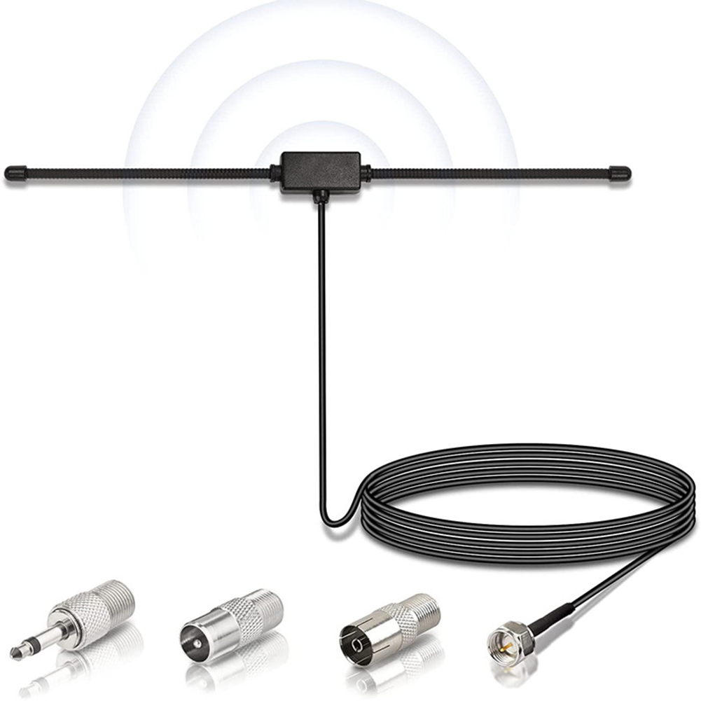 Universal Car Stereo AM FM Dipole 3 meters Antenna FM Sheep Horn Antenna Car Dipole Antenna for Car FM TV Radio Station