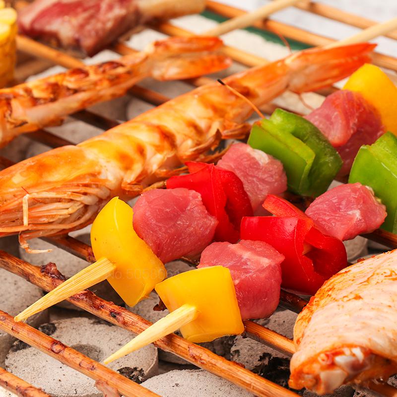 Disposable BBQ Home Smoke-free Indoor Outdoor Picnic Charcoal Simple Portable Small Mini Grill