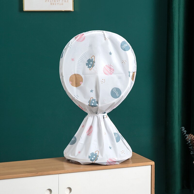 Stand Floor Fan Cover Fan Guard Storage Bag Full Coverage Dust Cover Protective Cover Dustproof Fan Protector Case Organizer: Planet 60x90cm