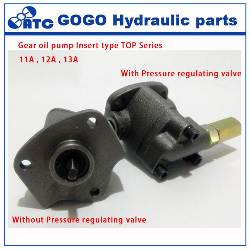 Gear oil pump Insert type lubricating cycloid with small flow, low pressure gear pump triangle