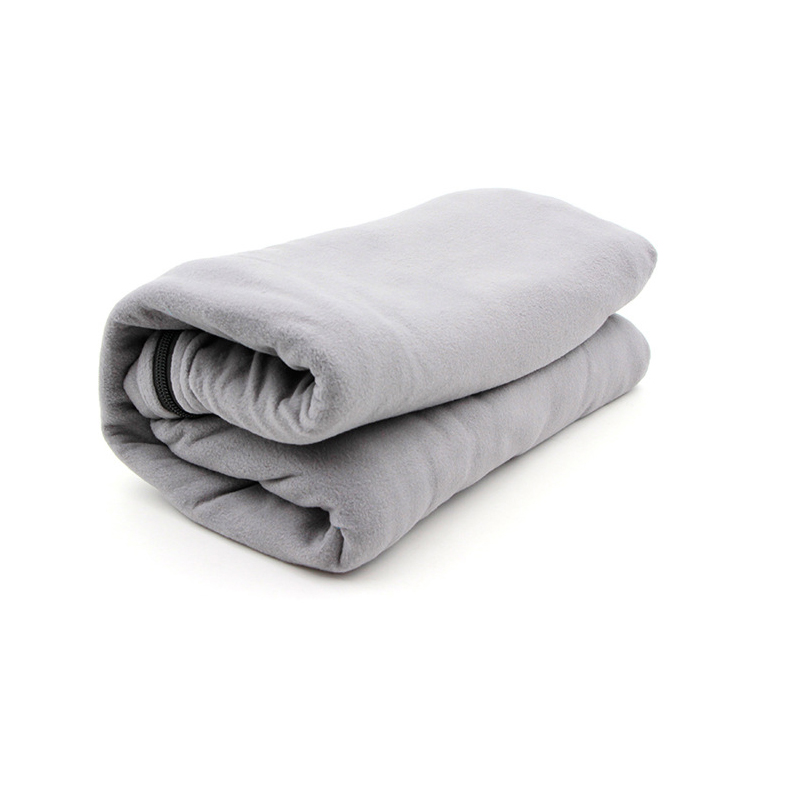 Sac de couchage en polaire pour l&#39;extérieur, sac de couchage de Camping, drap doublure, sac de randonnée, couverture, tente ultralégère, lit, voyage, randonnée: Grey