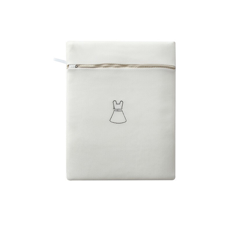 Laundry Bag Thickened Beige Honeycomb Mesh Fabric Laundry Bags Ball Underwear Socks Suits Clothes Washing Cleaning Net Bag: 40X50cm