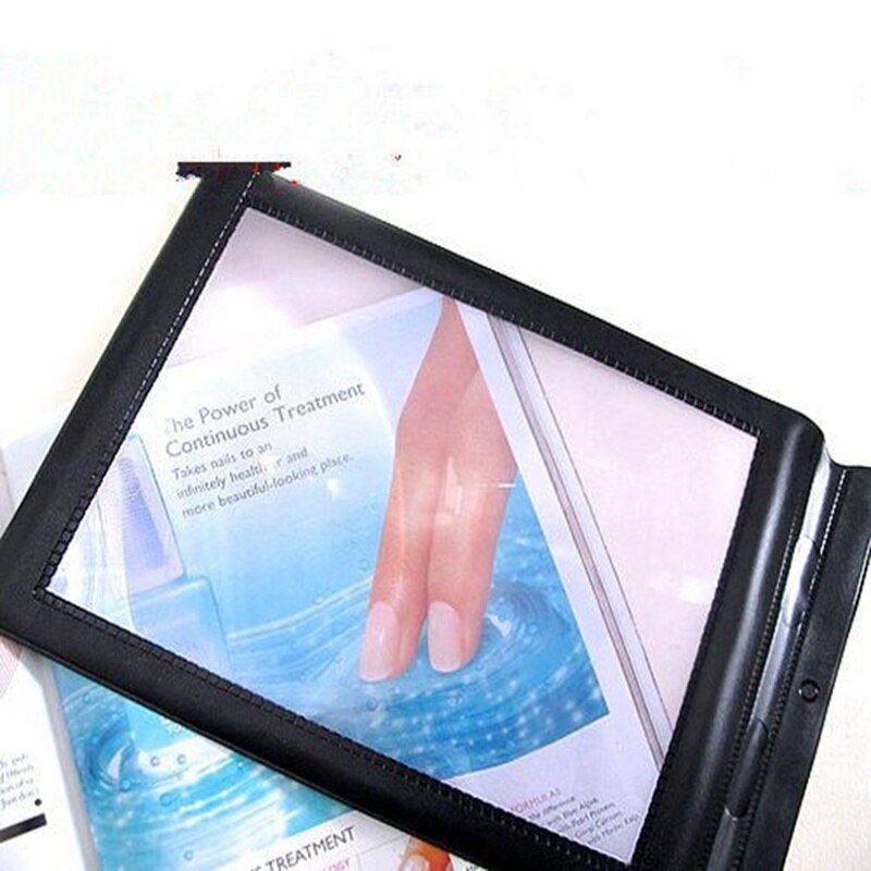 Reading Glass Lens Magnification 3X Large Reading Magnifier Big A4 Full Page Magnifier Magnifying Glass Book Reading Lens Page