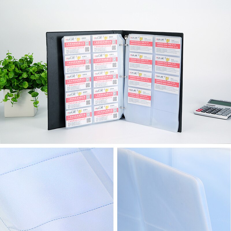 Grote Capaciteit 360 Kaarten Business Naam Card Album Boek Kaart Collectie Kaarthouder Schilderen Postkaarten Creatieve Boek Id Houder