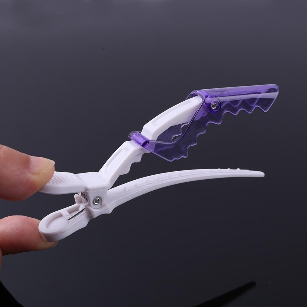 Pinza de araña para peluquería, pasador de cocodrilo de plástico, herramienta de agarre, utensilio de peluquería, 10/6 Uds.