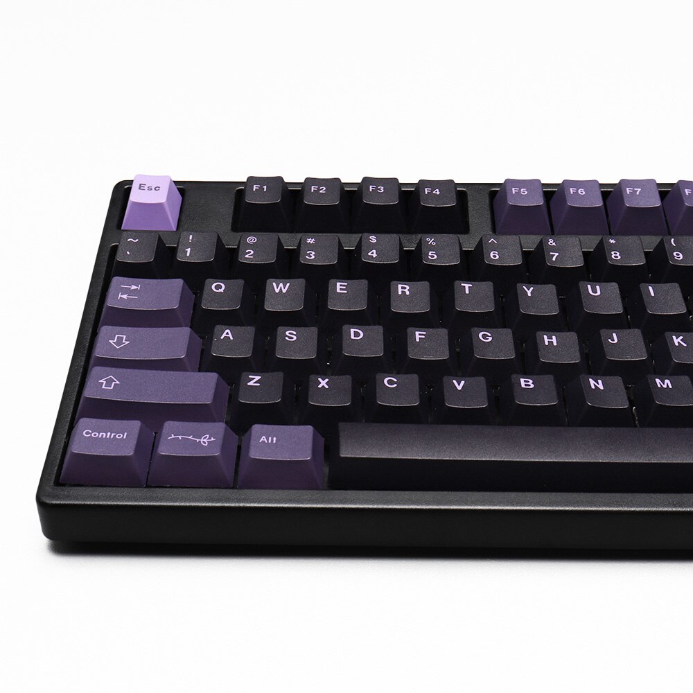 Dark Purple Serie Keycaps GMK The First Love Cherry Profile PBT 129 Keys DYE-SUB Keycap For MX Switch Mechanical Gaming Keyboard