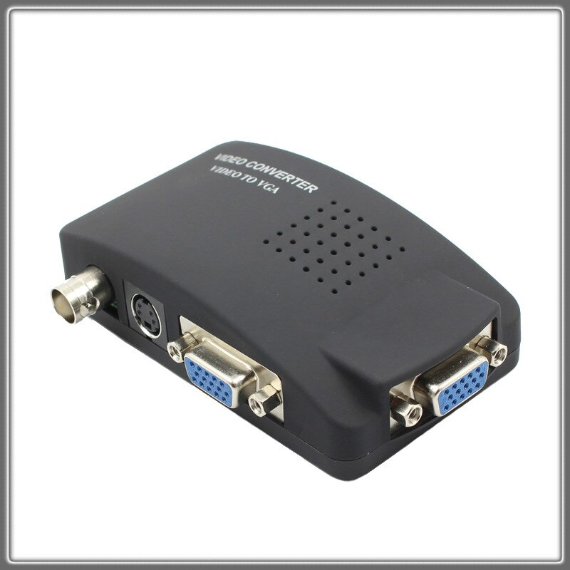 Hoge Resolutie Bnc Naar Vga Converter Video S-Video Adapter Kabel Crt/Lcd Monitor Digitale Switch Box Voor cctv Camera Dvd Dvr Pc