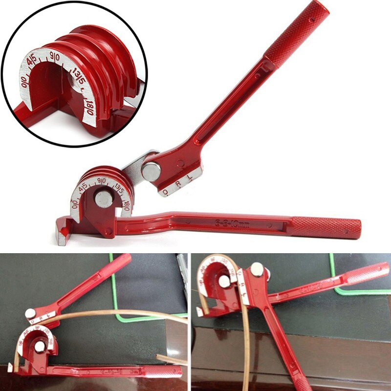 3-in-1 Manual Pipe Bender Aluminum Alloy 180 Degree Pipe Bending Tool RERI889