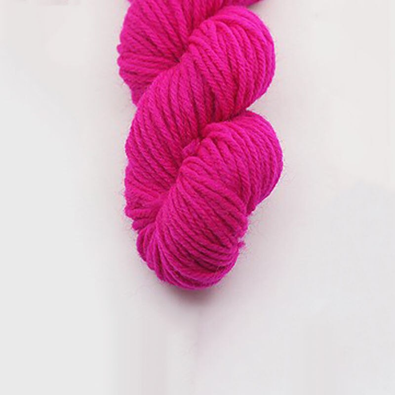 25G/Roll Small Thick Dyed Yarn Cotton Blended Wool Anti-Pilling Crochet Yarn For Baby Hat Scarf Sweater Knitting: 14