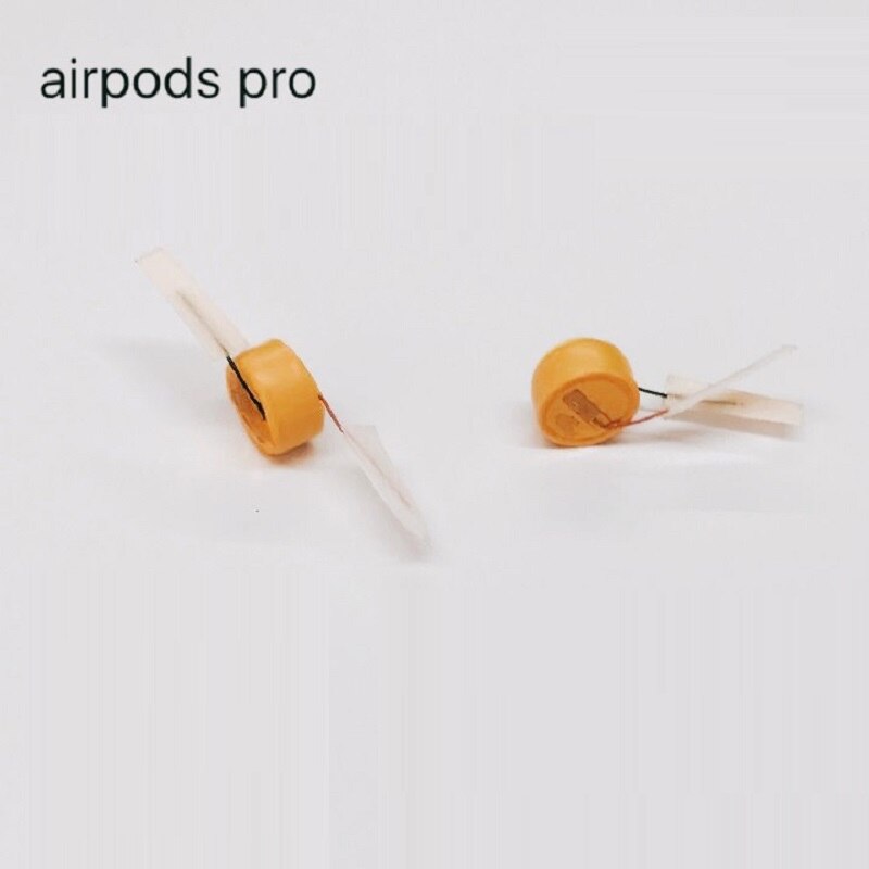 Qi Draadloze Opladen Batterij Voor Airpods Pro Vervanging 60Mah Charger Bluetooch Pairing Pop Up Windows Voor Airpods Air Pods pro: two pcs