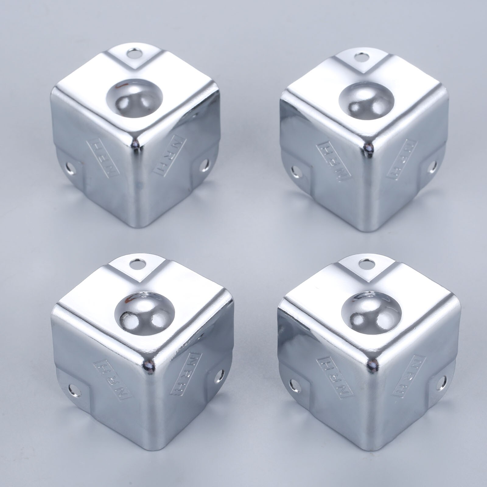 4Pc Aviation Corner Brackets Cabinet Desk Toolbox Support Bracket Aluminum Box Flight Case Pressure Three-Sided Corner Protector