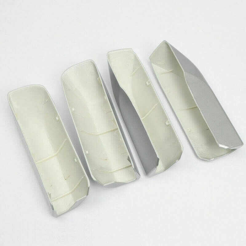 4X Silver Roof Rack Bar Rail End Cover Shell Cap for Toyota 4 Runner