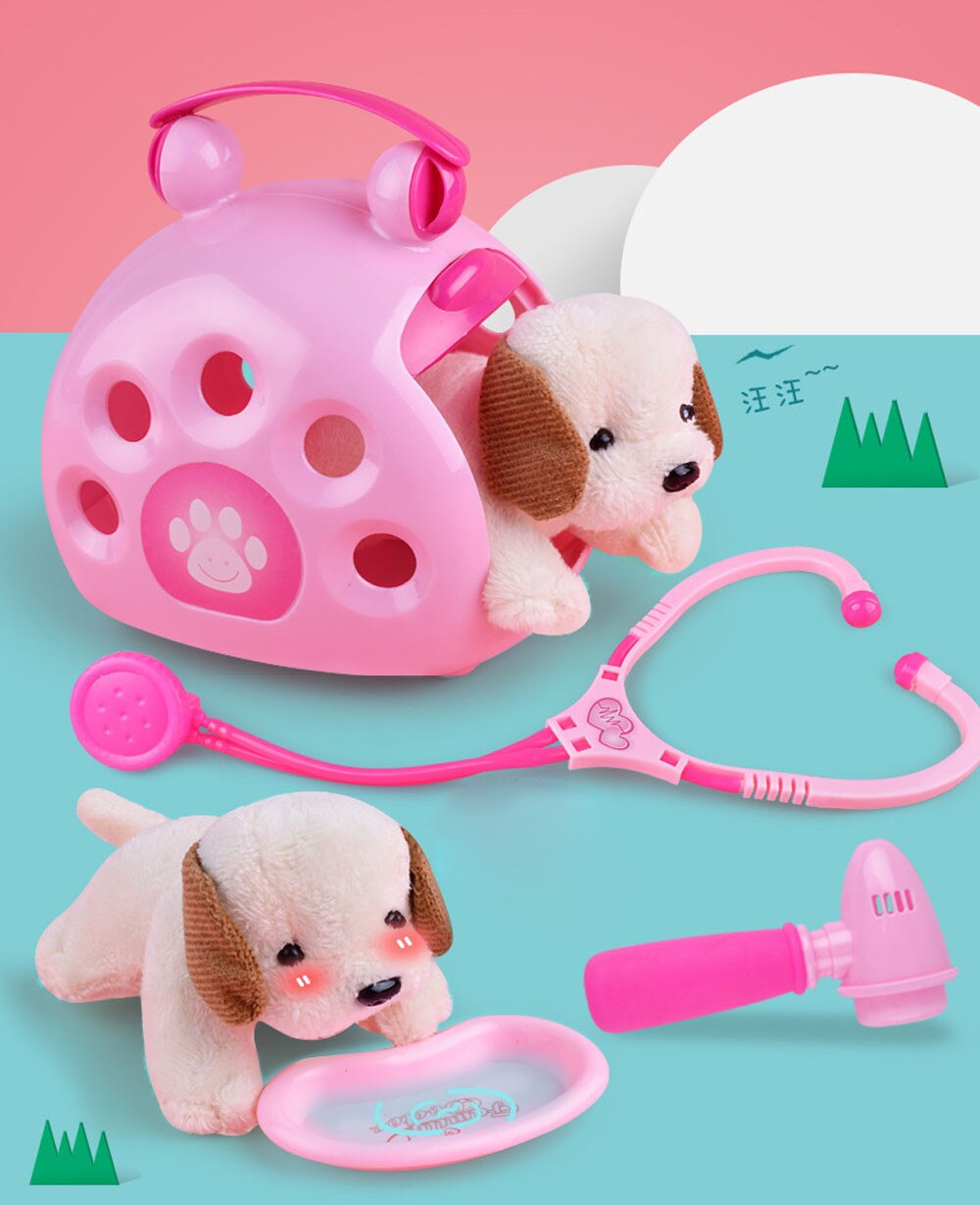 Care for Me Learning Feeding Pet Carrier Role Play Puppy Fun Toy Child Toddler