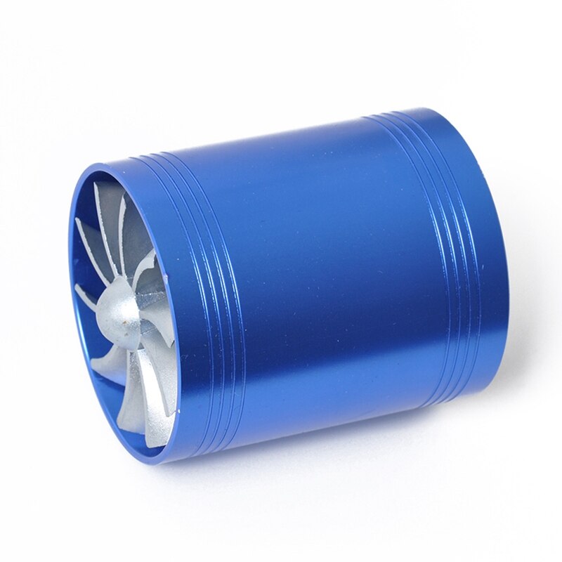 Car Modified Metal Double-sided Turbine Air Intake Turbine Engine Turbocharger High Car Modified Accessory