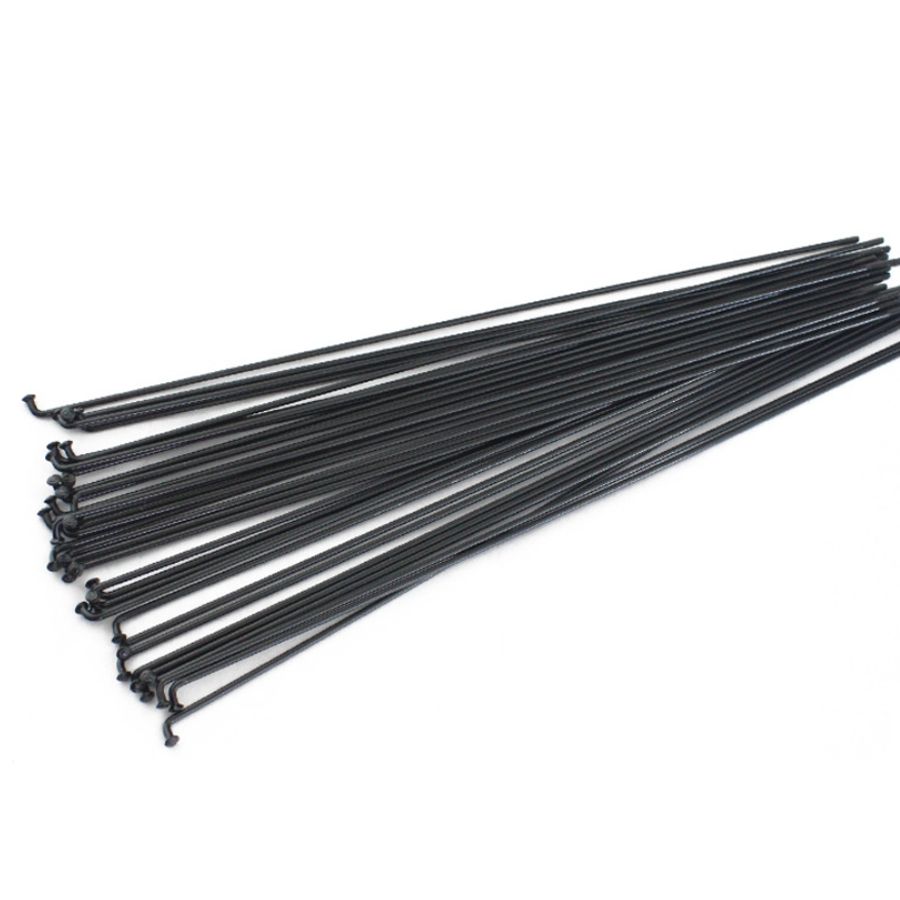 36pcs Hoge Sterkte Mountain/Racefiets 14G Spaken Zwarte Kleur Fiets Stalen Spaken 170mm-300mm BZN001