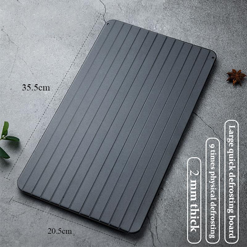 1PCS Defrost Tray Fast Thaw Frozen Meat Fish Sea Food Plate Board Defrosting Tray Kitchen Gadget Tool