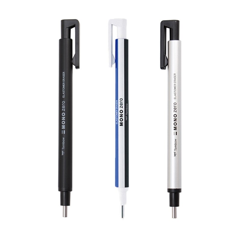 Round Tip Eraser Refill Pack Ultrafine Pencil Rubber Perfect Revise Details