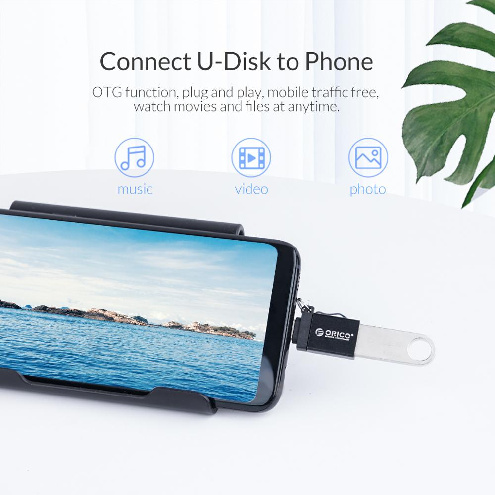 ORICO OTG USB typ C adapter mikro USB robić typu C OTG złącze robić telefonu Macbook laptop ładowarka typ synchronizacji danych konwerter USB 3.0