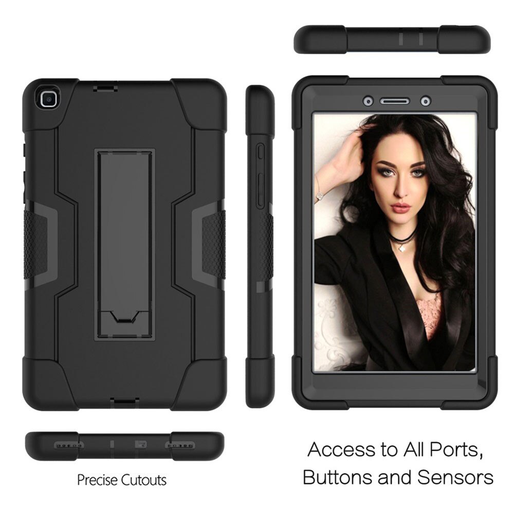 For Samsung Galaxy Tab A 8.0 SM-T290 SM-T295 Tablet Case Shockproof Kids Safe PC Silicon Hybrid Stand Full Body Cover