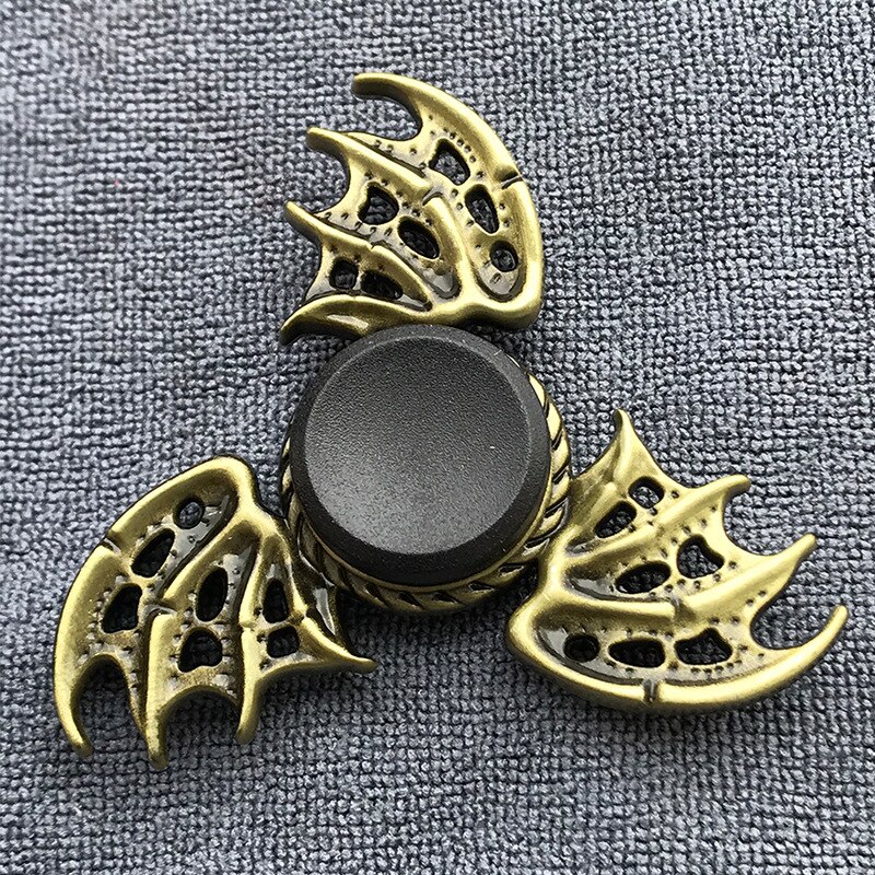 Fidget Spinner Brass Color Zinc Alloy Metal Exterior Smoothstress reliever Toys For Children Adult: 04
