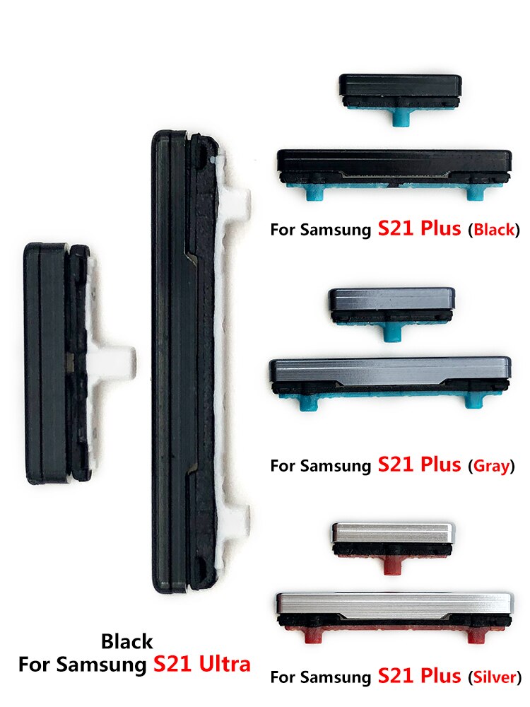 Mobil Telefoon Zijknop Key Power + Volume Voor Samsung S21 Plus / S20 Fe / S20 Ultra Power Knop