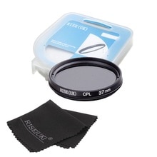 37 Millimetri di Polarizzazione Circolare Cpl filtro + Caso + Panno per canone 1000D 650D 600D 550D 500D ribelle T4i T3i t3 T2i 18-55 Mm lente