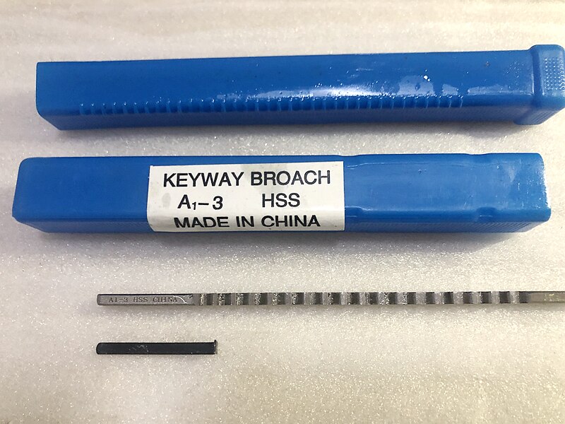 Broche à clé de Type poussoir 3mm, en acier rapide de taille métrique pour outil de Machine de découpe CNC